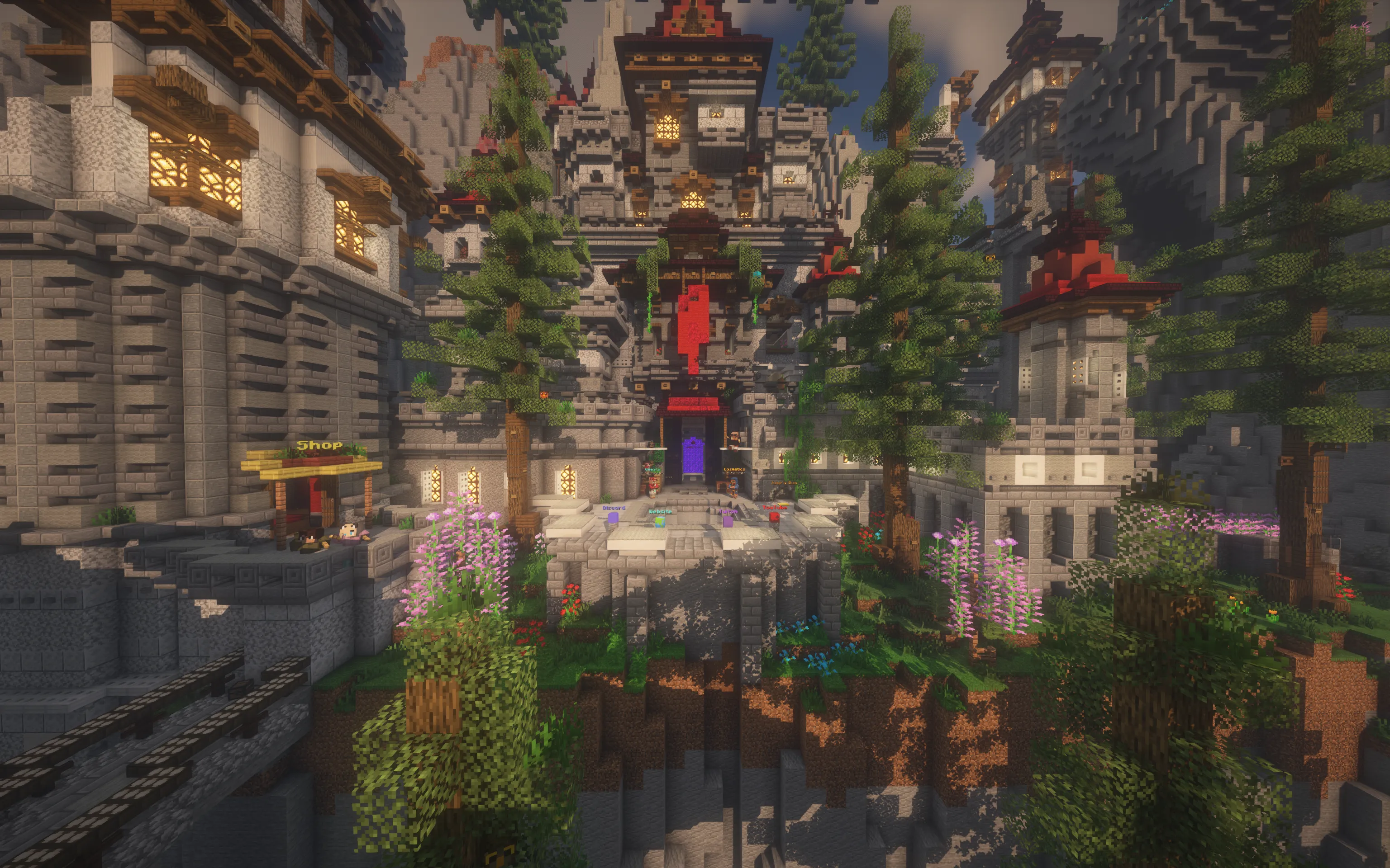 Screenshot von Spawnfläche in Lobby